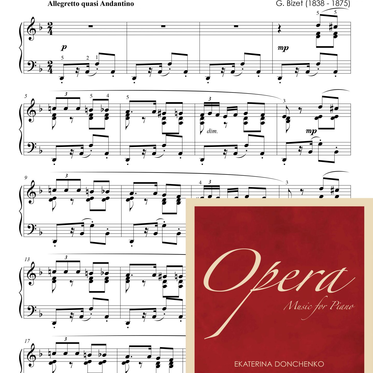 Bizet G. – HABANERA – Carmen (for piano)