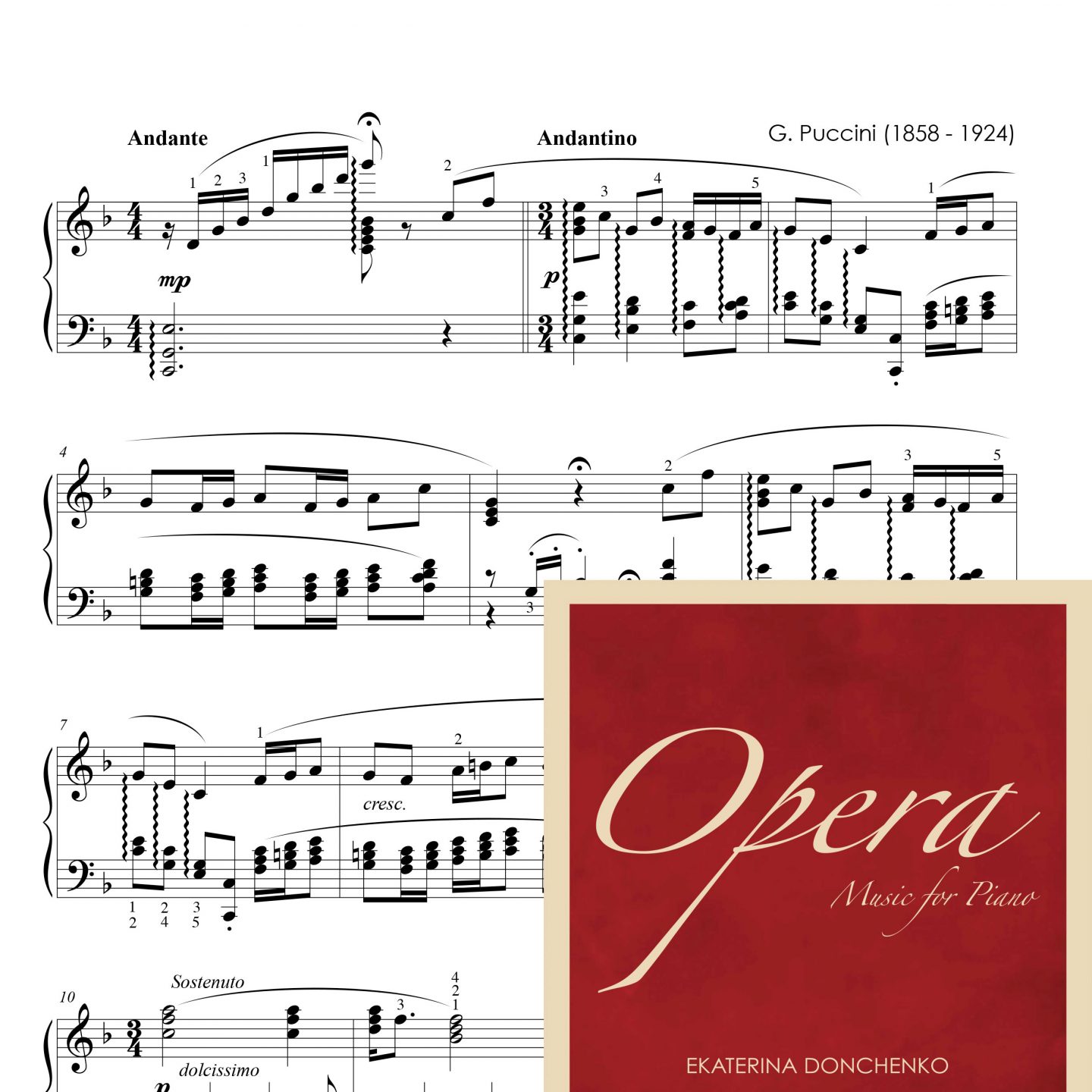 Д. Пуччини – CHI Il BEL SOGNO DI DORETTA – Ласточка (для фортепиано)