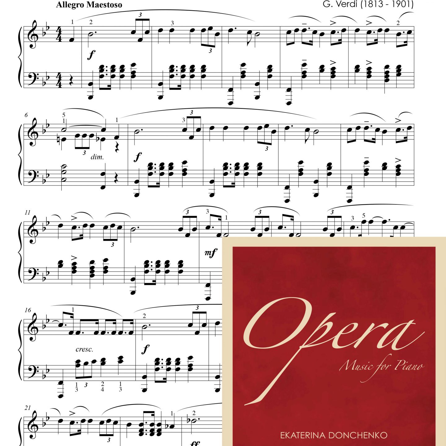 Verdi G. – TRIUMPHAL MARCH – Aida (for piano)