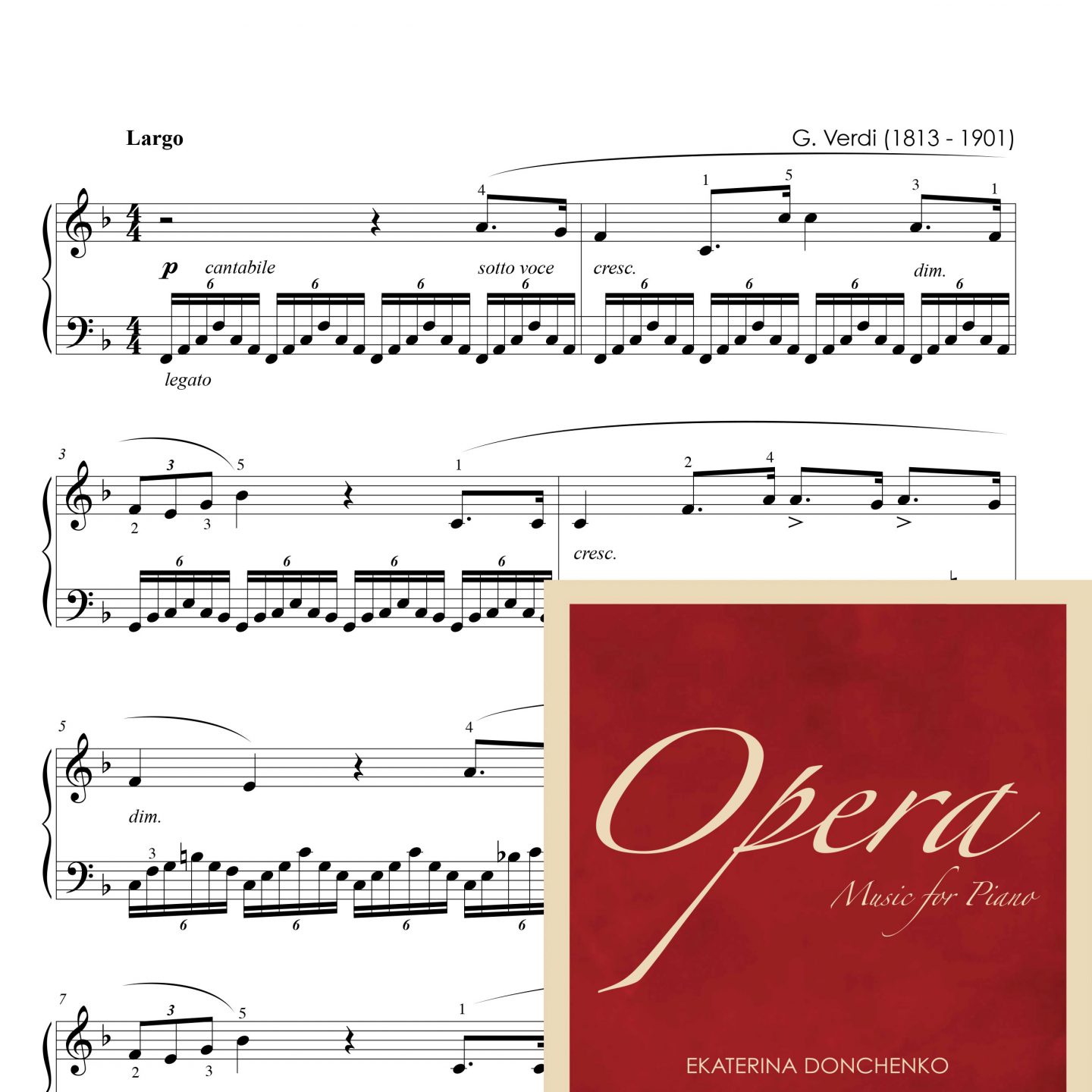 Verdi G. – VA, PENSIERO – Nabucco (for piano)
