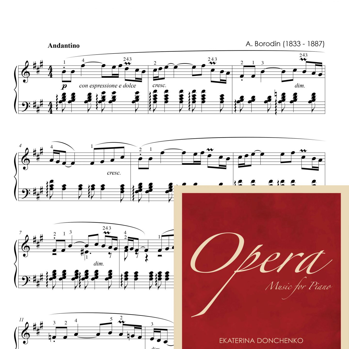 Borodin A. – DANZAS  POLOVTSIANAS – El Principe Igor (para piano)