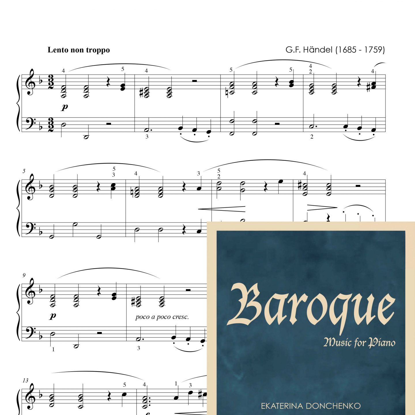 9. Händel, G.F. “Sarabande and Variations in D minor”
